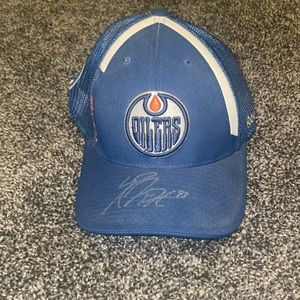 Ryan Nugent- Hopkins  Signed Oilers Hat (Never Worn)
